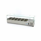 Maxima - Saladette sur plan de travail - 140cm -  6 bacs GN 1/3