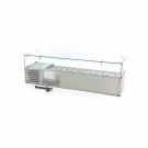 Maxima - Saladette sur plan de travail - 140cm -  6 bacs GN 1/3