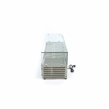 Maxima - Saladette sur plan de travail - 140cm -  6 bacs GN 1/3