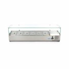 Maxima - Saladette de comptoir - 150cm - 6 bacs GN 1/3