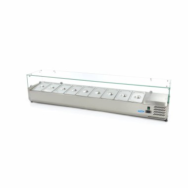 Maxima - Réfrigérateur de préparation  - 200 cm -  9 bacs GN 1/3