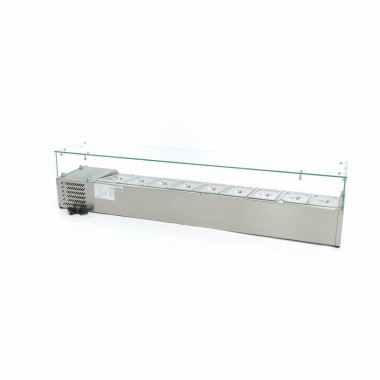 Maxima - Réfrigérateur de préparation  - 200 cm -  9 bacs GN 1/3