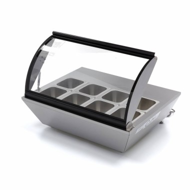 Maxima - Saladette - 67L - comprenant 8 bacs GN 1/6 - Sur table