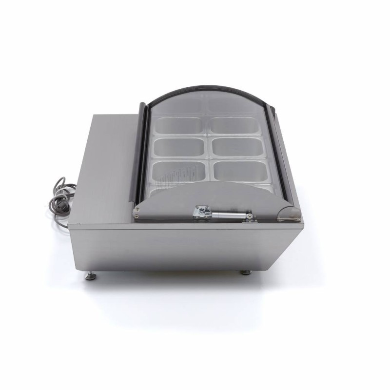 Maxima - Saladette - 67L - comprenant 8 bacs GN 1/6 - Sur table