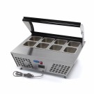 Maxima - Saladette - 67L - comprenant 8 bacs GN 1/6 - Sur table