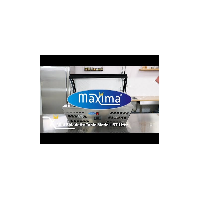 Maxima - Saladette - 67L - comprenant 8 bacs GN 1/6 - Sur table