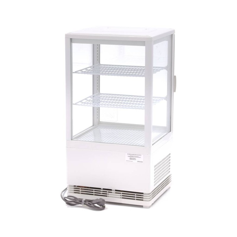 Maxima - Réfrigérateur vitrine - 58L - 43cm - Blanc