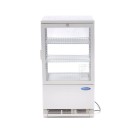Maxima - Réfrigérateur vitrine - 58L - 43cm - Blanc
