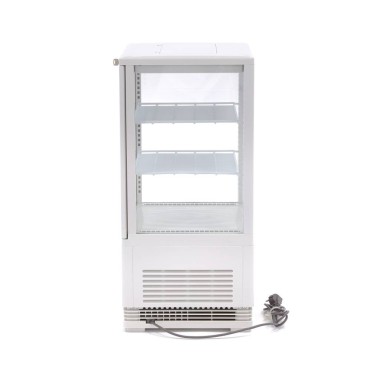 Maxima - Réfrigérateur vitrine - 58L - 43cm - Blanc