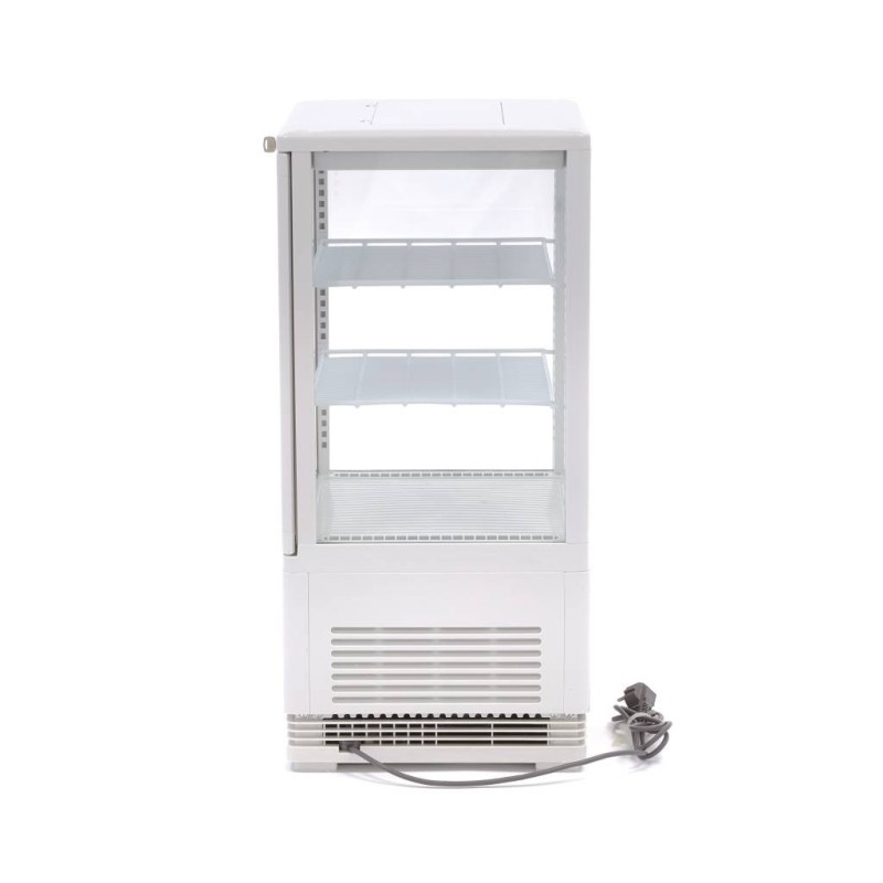 Maxima - Réfrigérateur vitrine - 58L - 43cm - Blanc