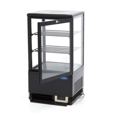 Maxima - Réfrigérateur vitré - 58L - 43cm - Noir