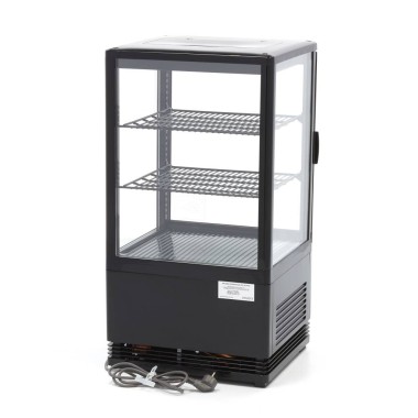 Maxima - Réfrigérateur vitré - 58L - 43cm - Noir