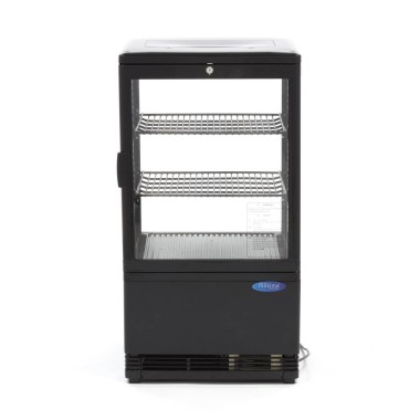 Maxima - Réfrigérateur vitré - 58L - 43cm - Noir