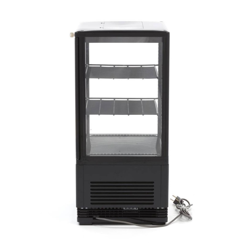 Maxima - Réfrigérateur vitré - 58L - 43cm - Noir