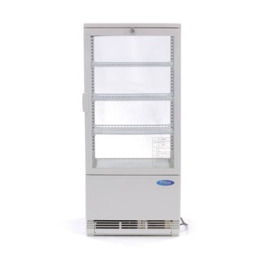 Maxima - Réfrigérateur vitré - 78L - 43cm - Blanc