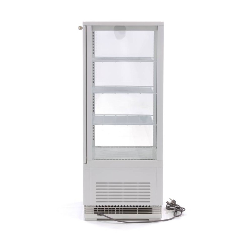 Maxima - Réfrigérateur vitré - 78L - 43cm - Blanc