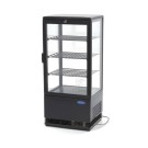 Maxima - Réfrigérateur vitrine - 78L - 43cm - Noir