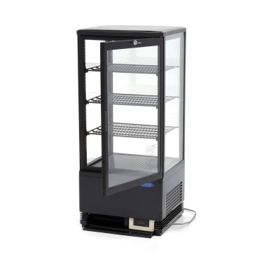 Maxima - Réfrigérateur vitrine - 78L - 43cm - Noir