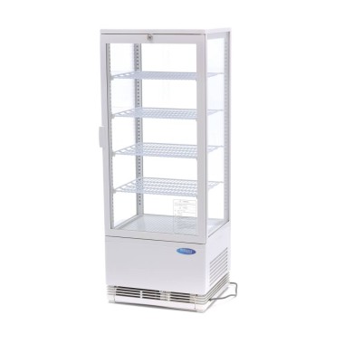 Maxima - Réfrigérateur Vitrine - 98L - 43cm - Blanc