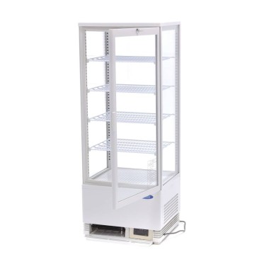 Maxima - Réfrigérateur Vitrine - 98L - 43cm - Blanc