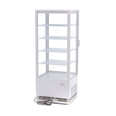 Maxima - Réfrigérateur Vitrine - 98L - 43cm - Blanc