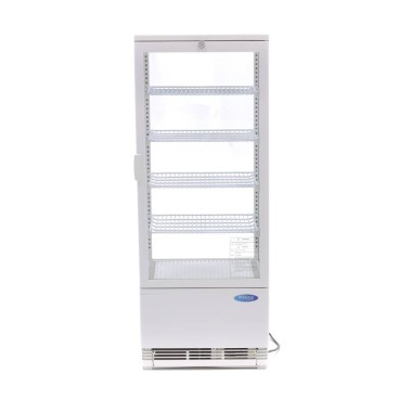 Maxima - Réfrigérateur Vitrine - 98L - 43cm - Blanc