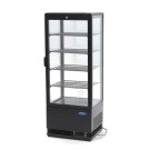 Maxima - Réfrigérateur vitré - 98L - 43cm - Noir