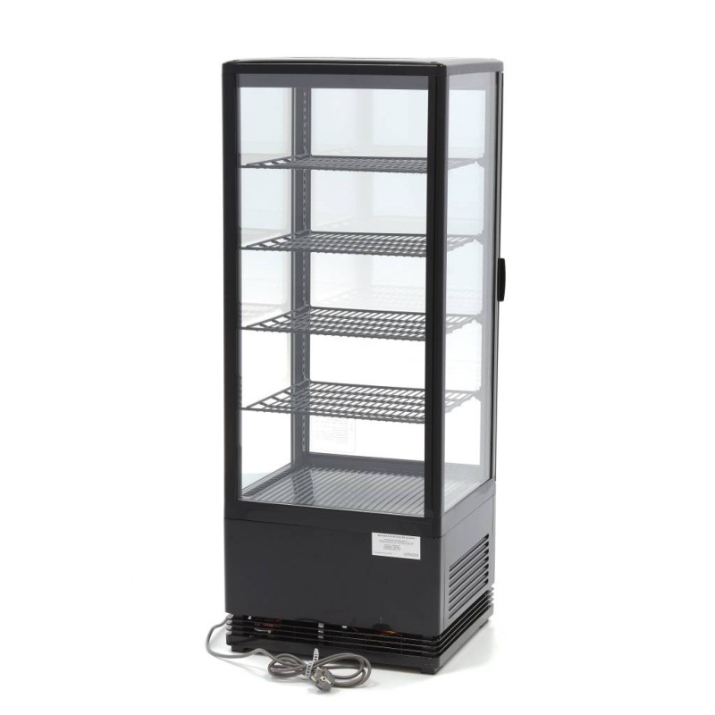 Maxima - Réfrigérateur vitré - 98L - 43cm - Noir