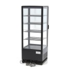 Maxima - Réfrigérateur vitré - 98L - 43cm - Noir