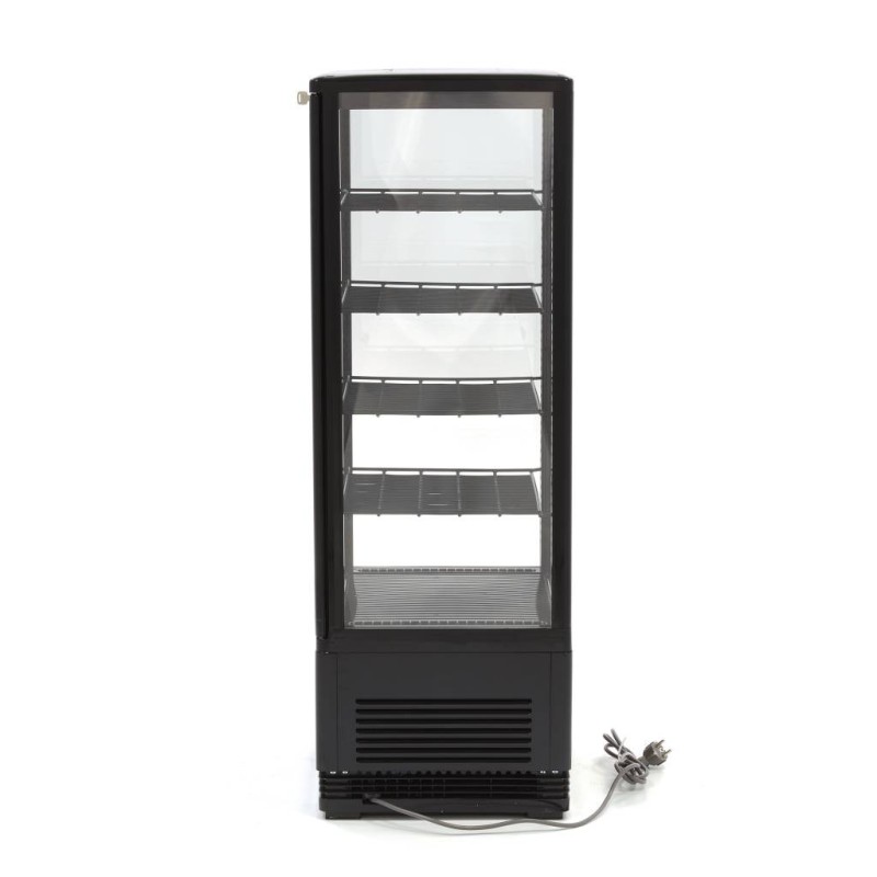 Maxima - Réfrigérateur vitré - 98L - 43cm - Noir