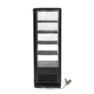 Maxima - Réfrigérateur vitré - 98L - 43cm - Noir