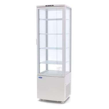 Maxima - Réfrigérateur vitré - 235L - 52cm - Blanc