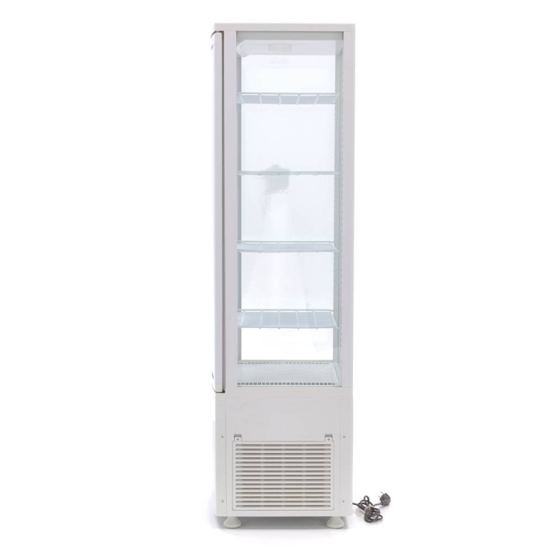 Maxima - Réfrigérateur vitré - 235L - 52cm - Blanc