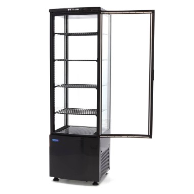 Maxima - Réfrigérateur Vitrine - 235L - 52cm - Noir