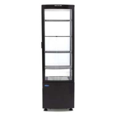 Maxima - Réfrigérateur Vitrine - 235L - 52cm - Noir