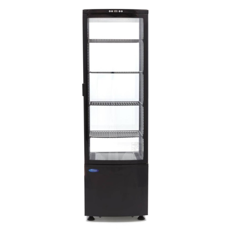 Maxima - Réfrigérateur Vitrine - 235L - 52cm - Noir