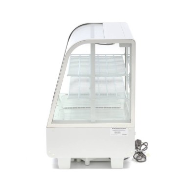 Maxima - Réfrigérateur Vitrine - 100L - 68cm - Blanc