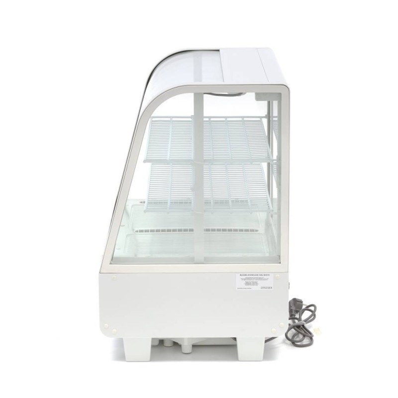 Maxima - Réfrigérateur Vitrine - 100L - 68cm - Blanc