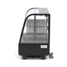 Maxima - Vitrine réfrigérée - 100L - 68cm - Noir - Porte Coulissante arrière