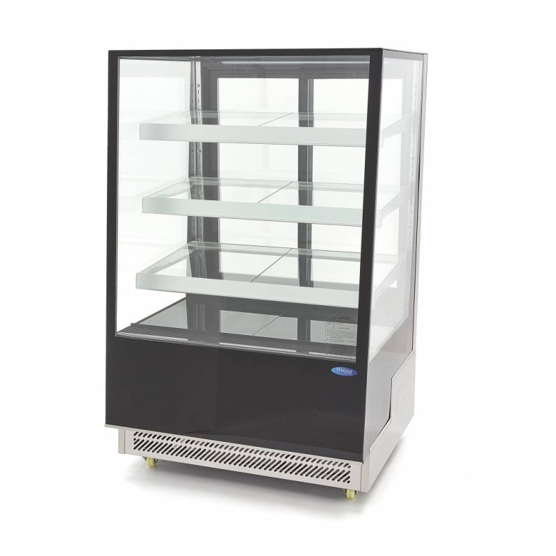 Maxima - Réfrigérateur vitré - 400L - 90cm - sur roulettes