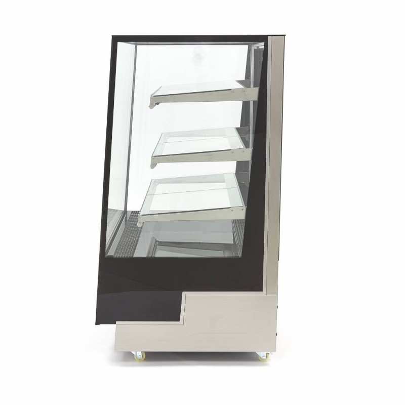 Maxima - Réfrigérateur vitré - 400L - 90cm - sur roulettes