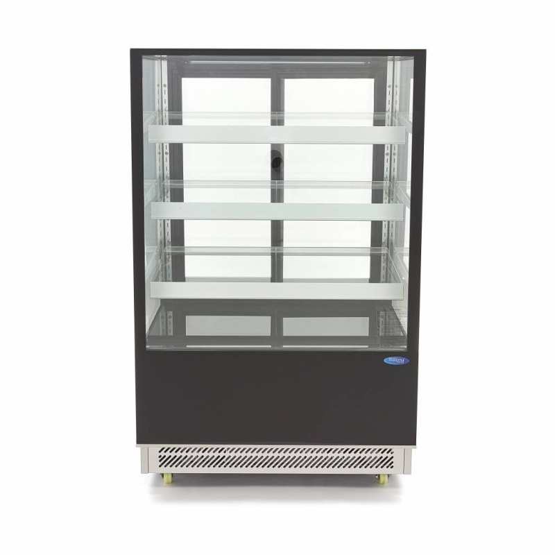 Maxima - Réfrigérateur vitré - 400L - 90cm - sur roulettes