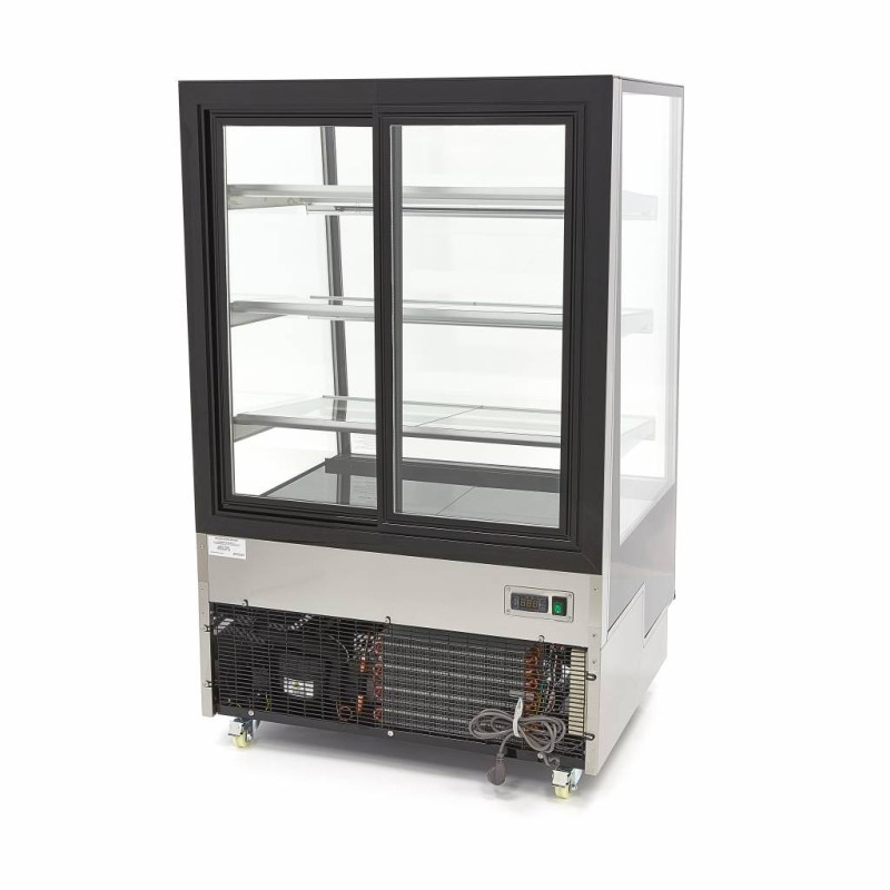 Maxima - Réfrigérateur vitré - 500L - 120cm - sur roulettes
