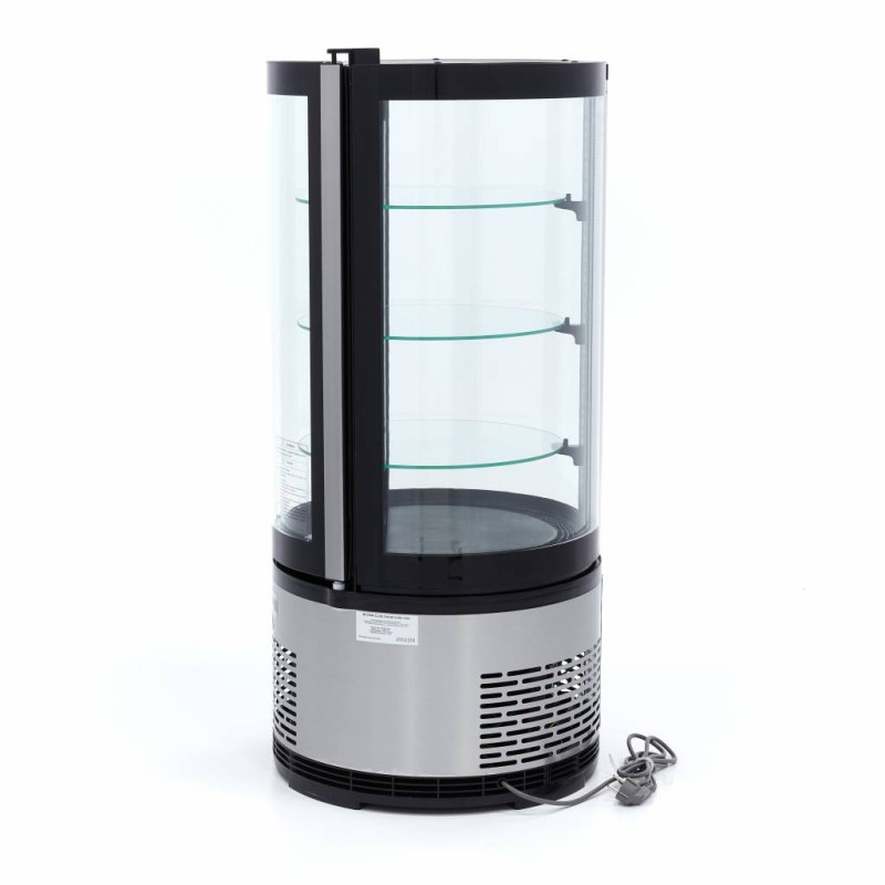 Maxima - Réfrigérateur Vitrine - 100L - 48cm - Rond
