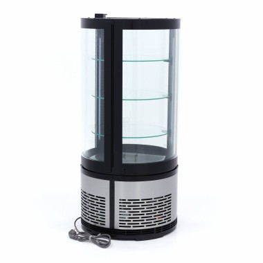 Maxima - Réfrigérateur Vitrine - 100L - 48cm - Rond