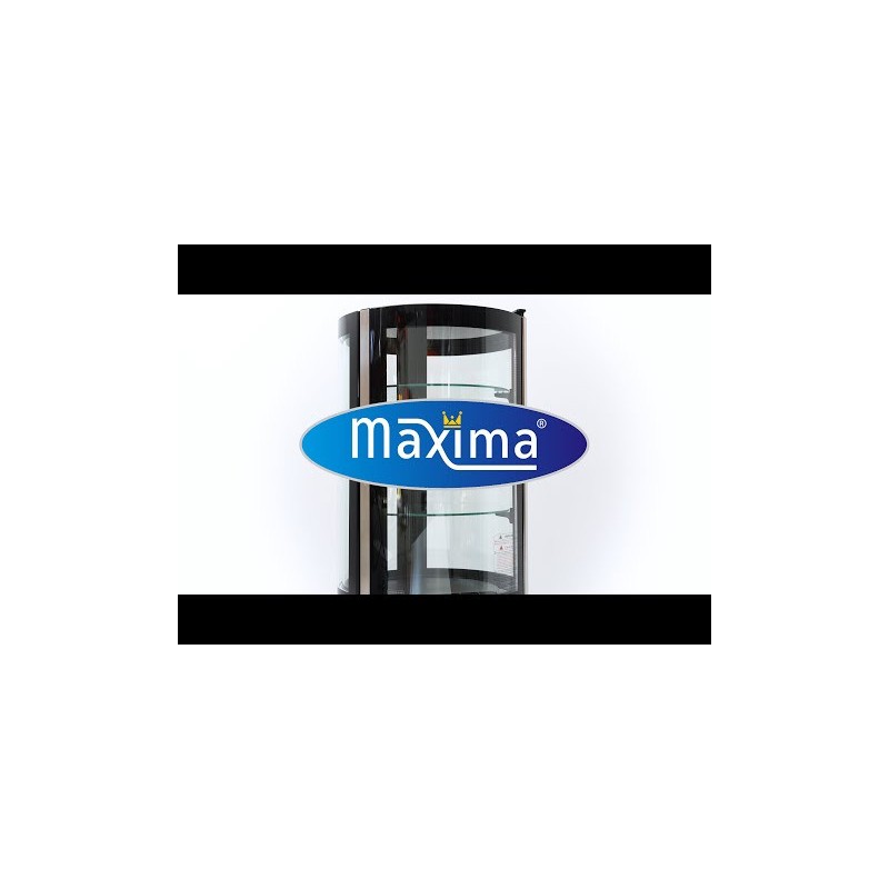 Maxima - Réfrigérateur Vitrine - 100L - 48cm - Rond