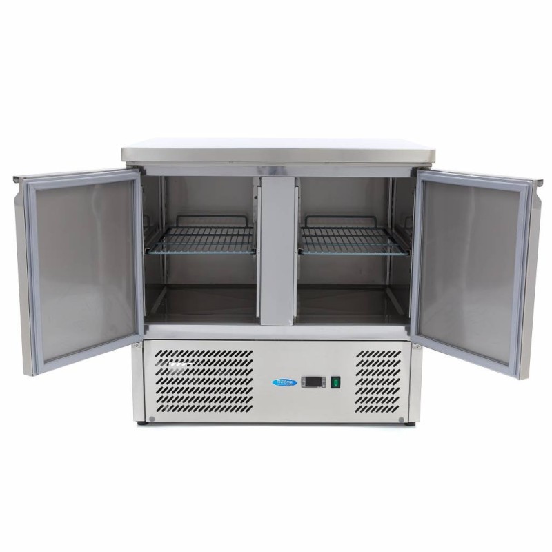 Maxima - Réfrigérateur Comptoir - 257L - 90cm - 2 Portes