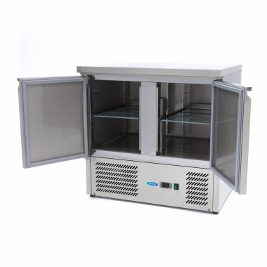 Maxima - Réfrigérateur Comptoir - 257L - 90cm - 2 Portes
