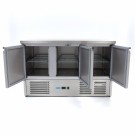 Maxima - Réfrigérateur de comptoir - 400L - 137cm - 3 portes
