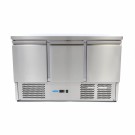 Maxima - Réfrigérateur de comptoir - 400L - 137cm - 3 portes